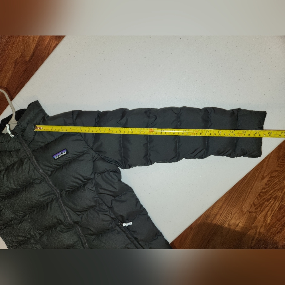 Patagonia Down Sweater Jacket Dark Grey Sz Med Youth - Picture 7 of 8